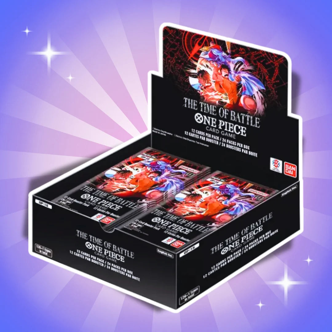 One Piece Card Game OP-16 The Time of Battle Booster Display Englisch – 24 Booster Packs