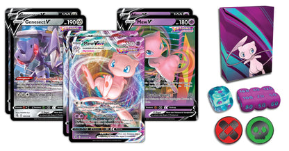 Pokémon-Sammelkartenspiel: Liga-Kampfdeck Mew-VMAX (1 spielbereites 60 Karten-Deck, 4 holografische V-Karten &amp; 2 holografische VMAX-Karten)
