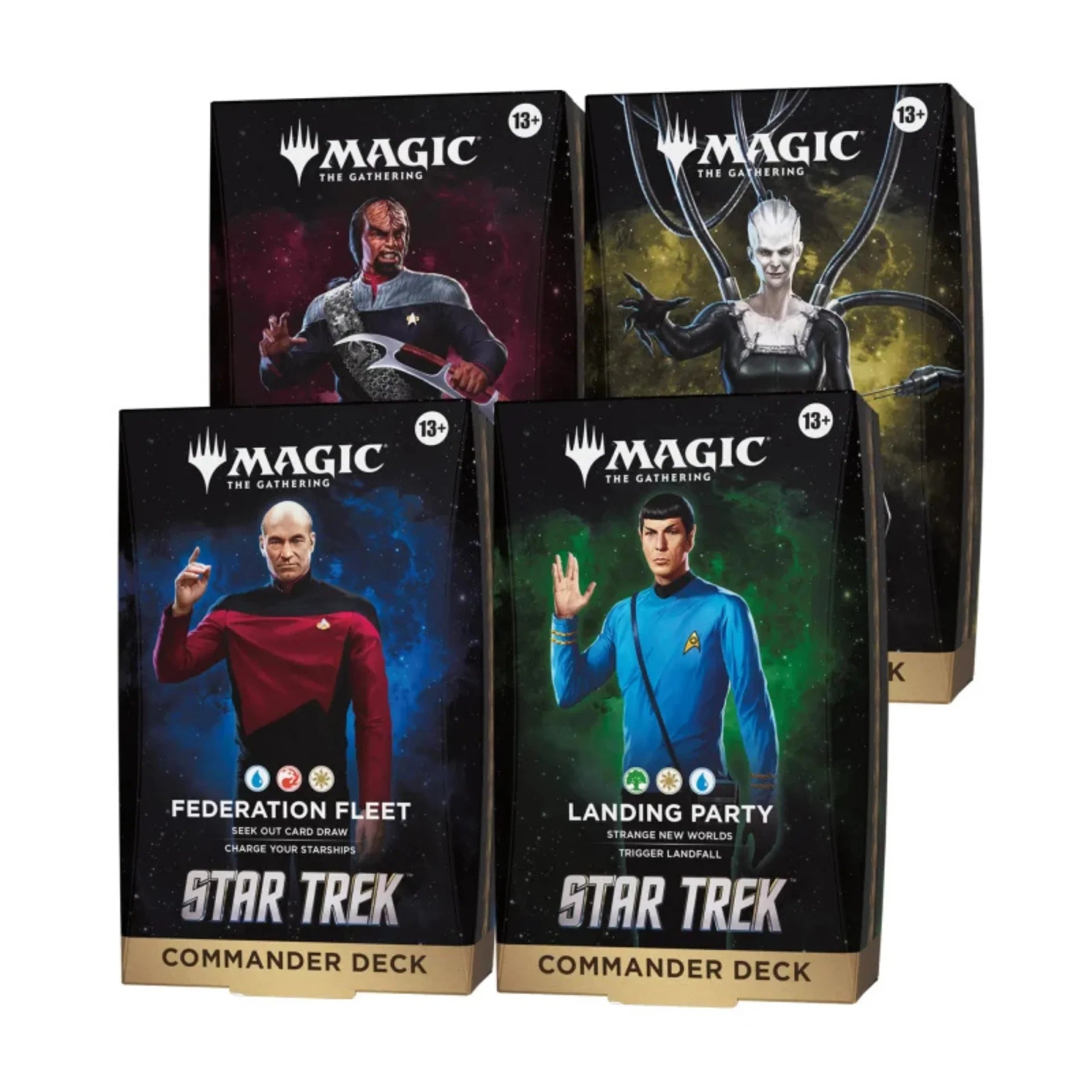 MTG Star Trek Commander Deck Set – Alle 4 Decks Englisch